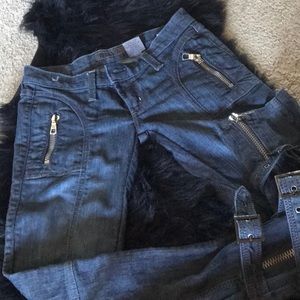 Frankie B Moto skinny jeans size 4